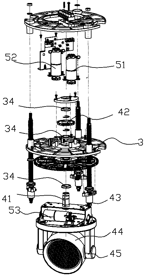 Multi-directional adjusting down lamp