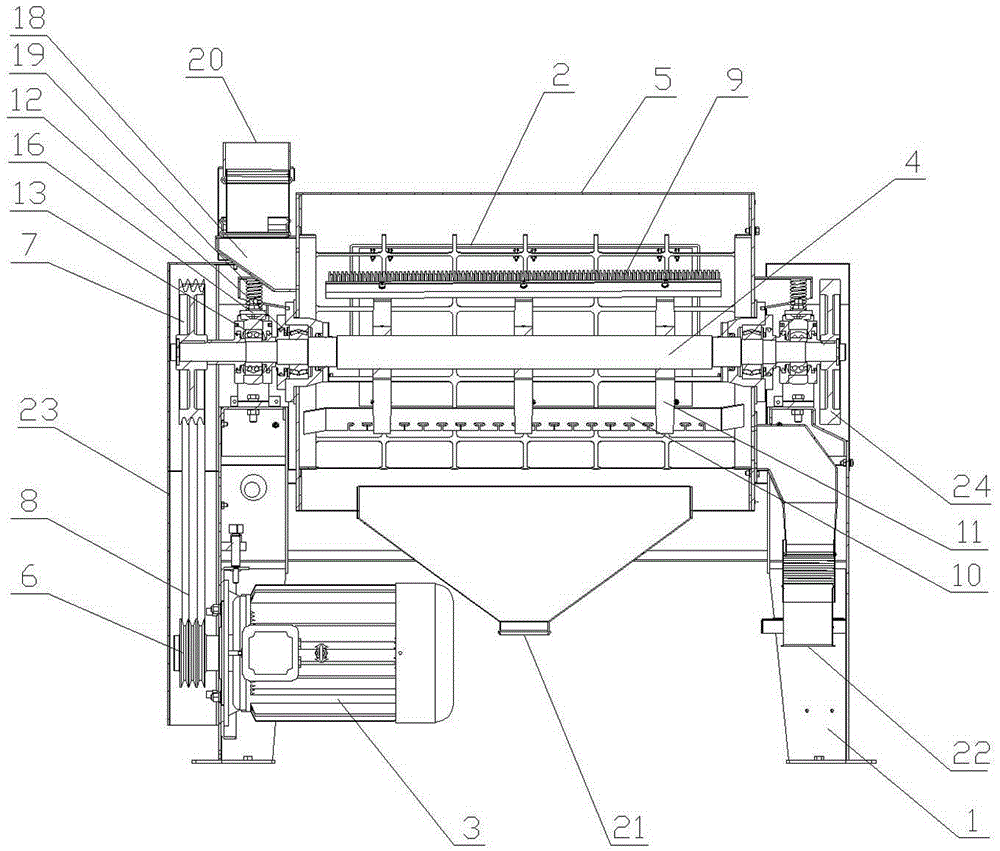 Novel dynamic separation sieve