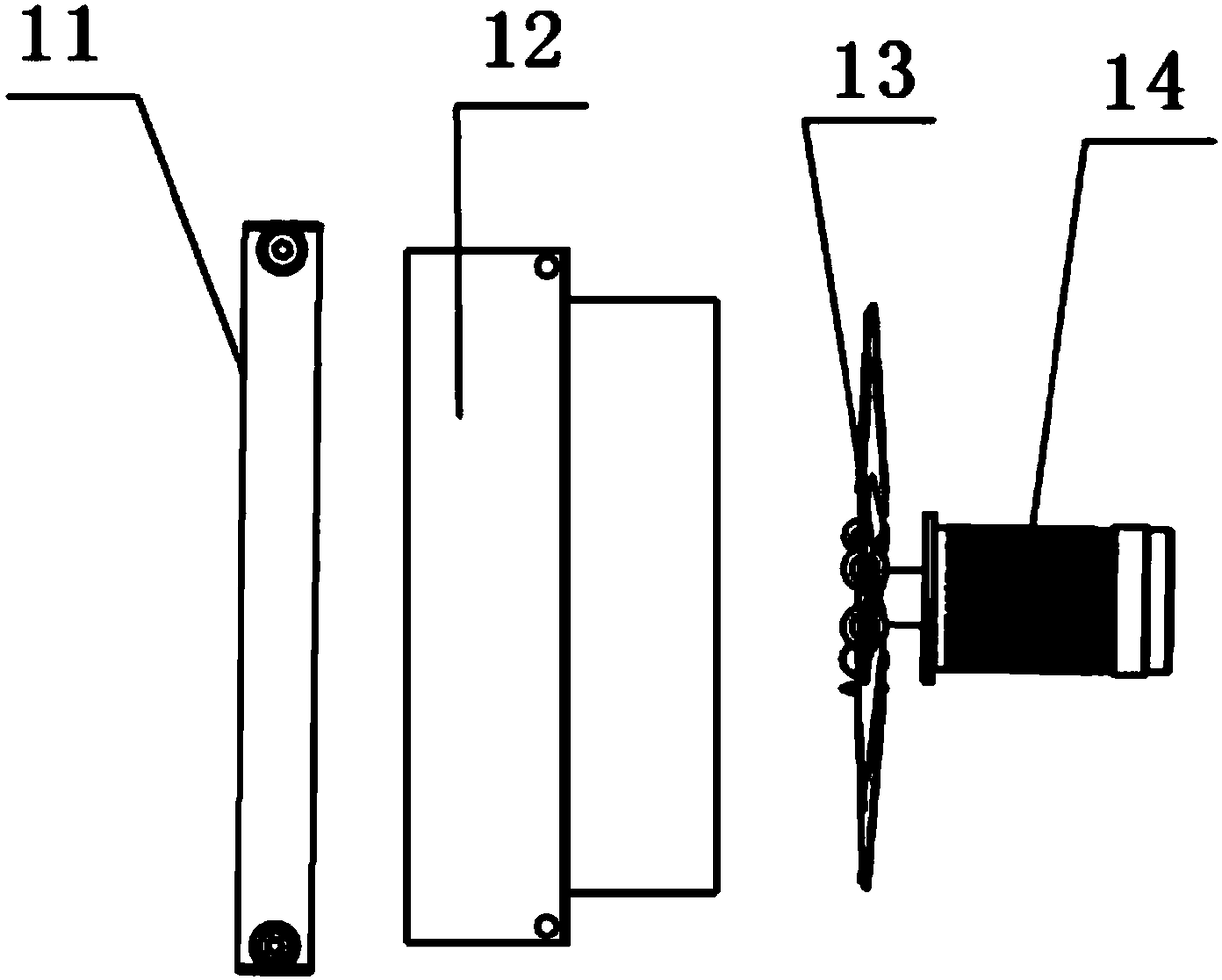 Wind power gear box heat exchanging mechanism and wind generating set with same