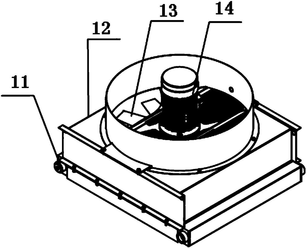 Wind power gear box heat exchanging mechanism and wind generating set with same