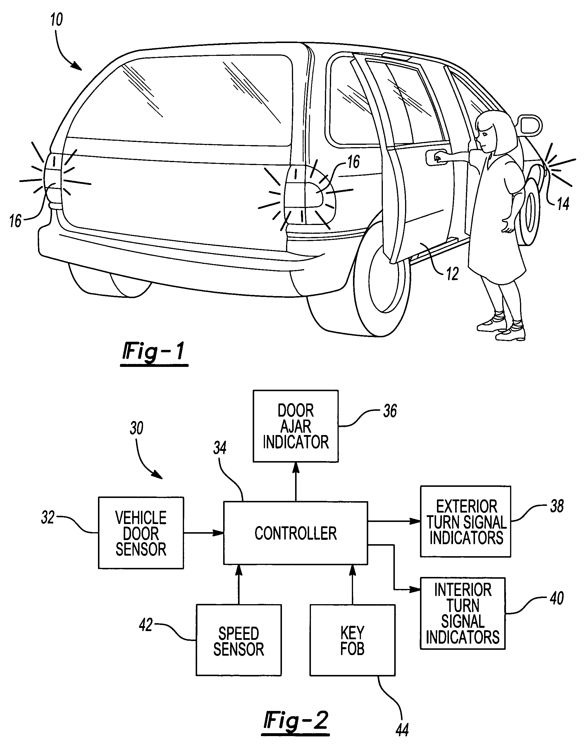 Open automotive door alert