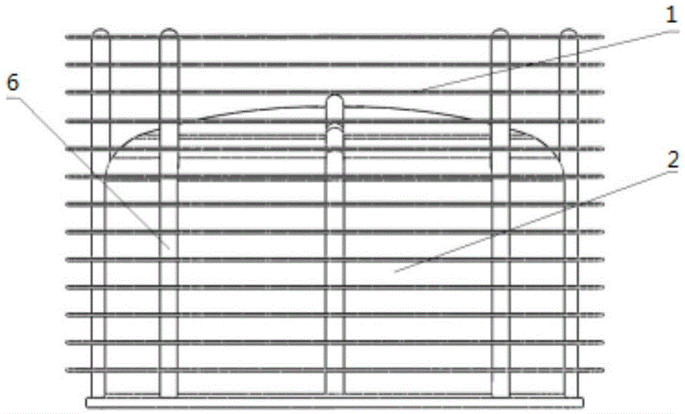 Device suitable for natural convection heat dissipation of surface of shell of refrigerator compressor