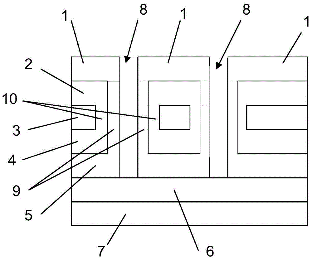 NFC antenna integrated on ferrite and preparation method thereof