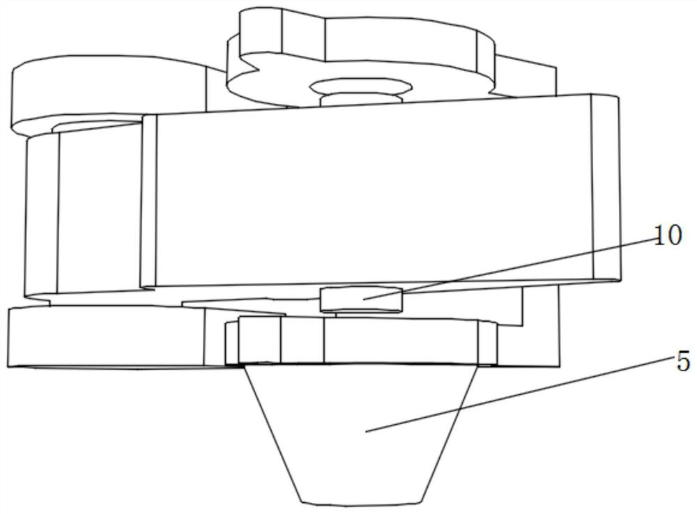 Intelligent scaffold fastener capable of changing side inclination angle and used for building