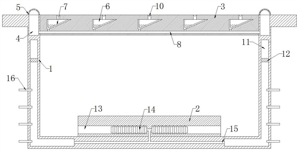 Anti-dazzle and anti-skid type LED underground lamp