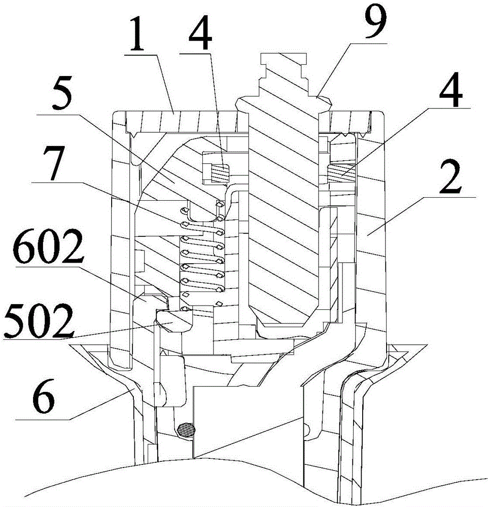 Self-locking plug and power line