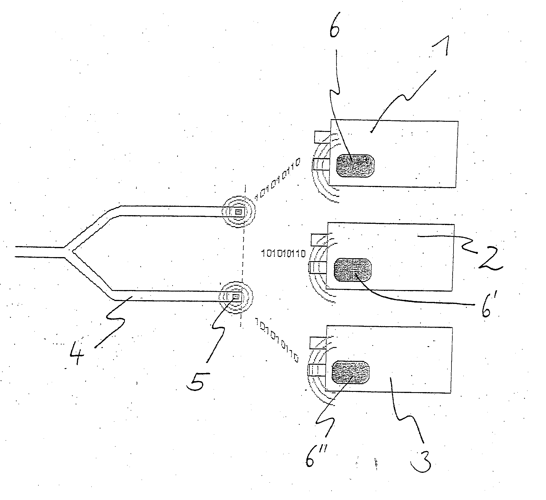 Process and device for the automatic identification of breathing tubes