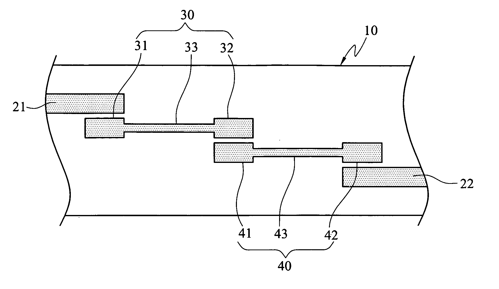 Dual-band bandpass filter with stepped-impedance resonators