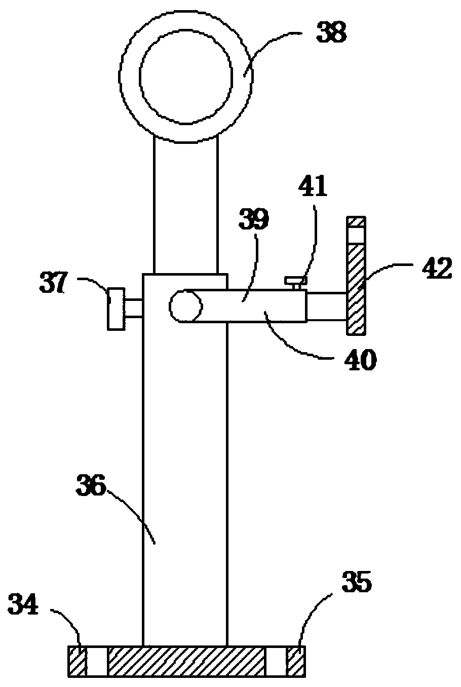 Top corner gas extraction device for coal mine coal-mining working face