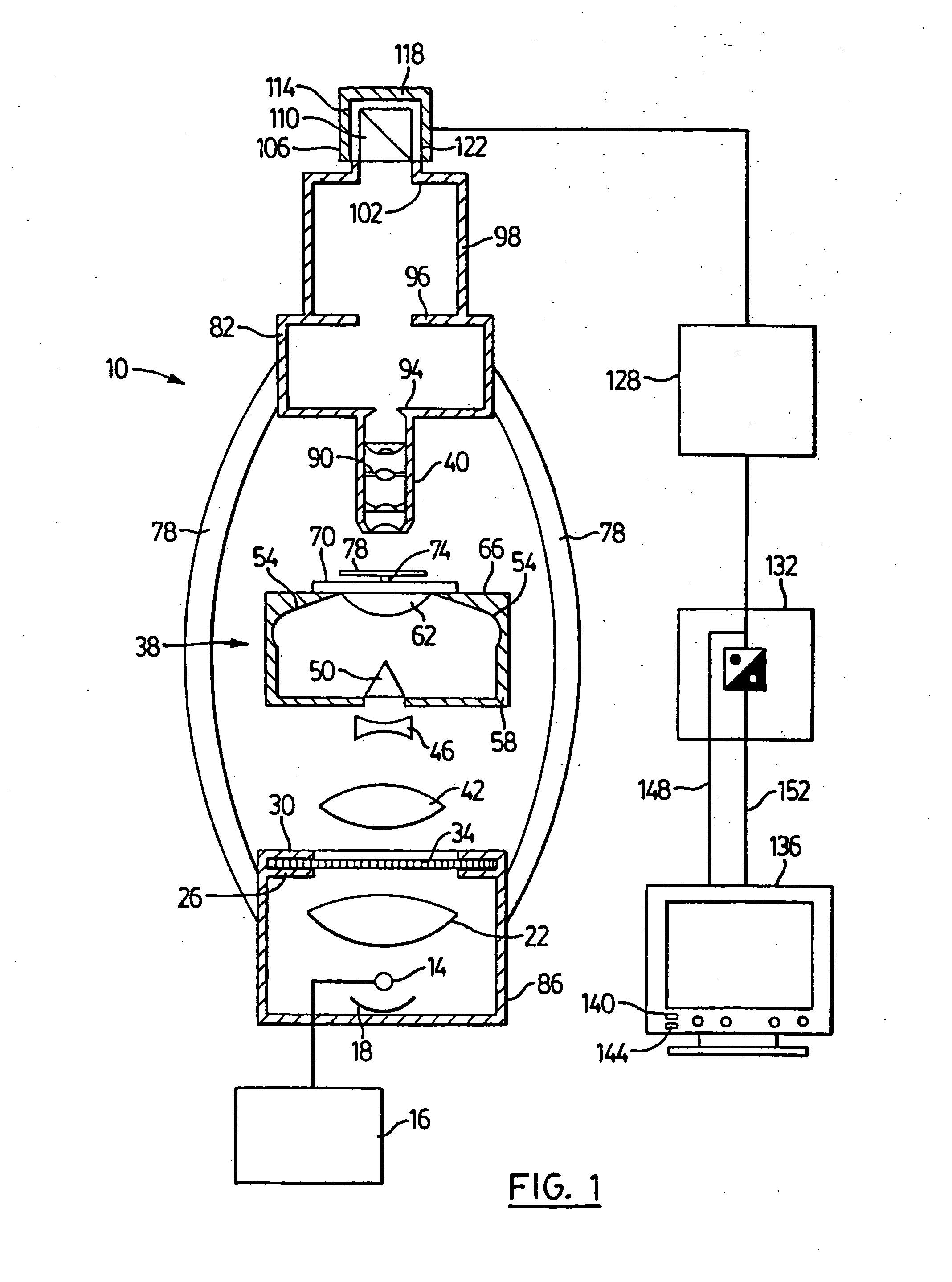 Braced microscope