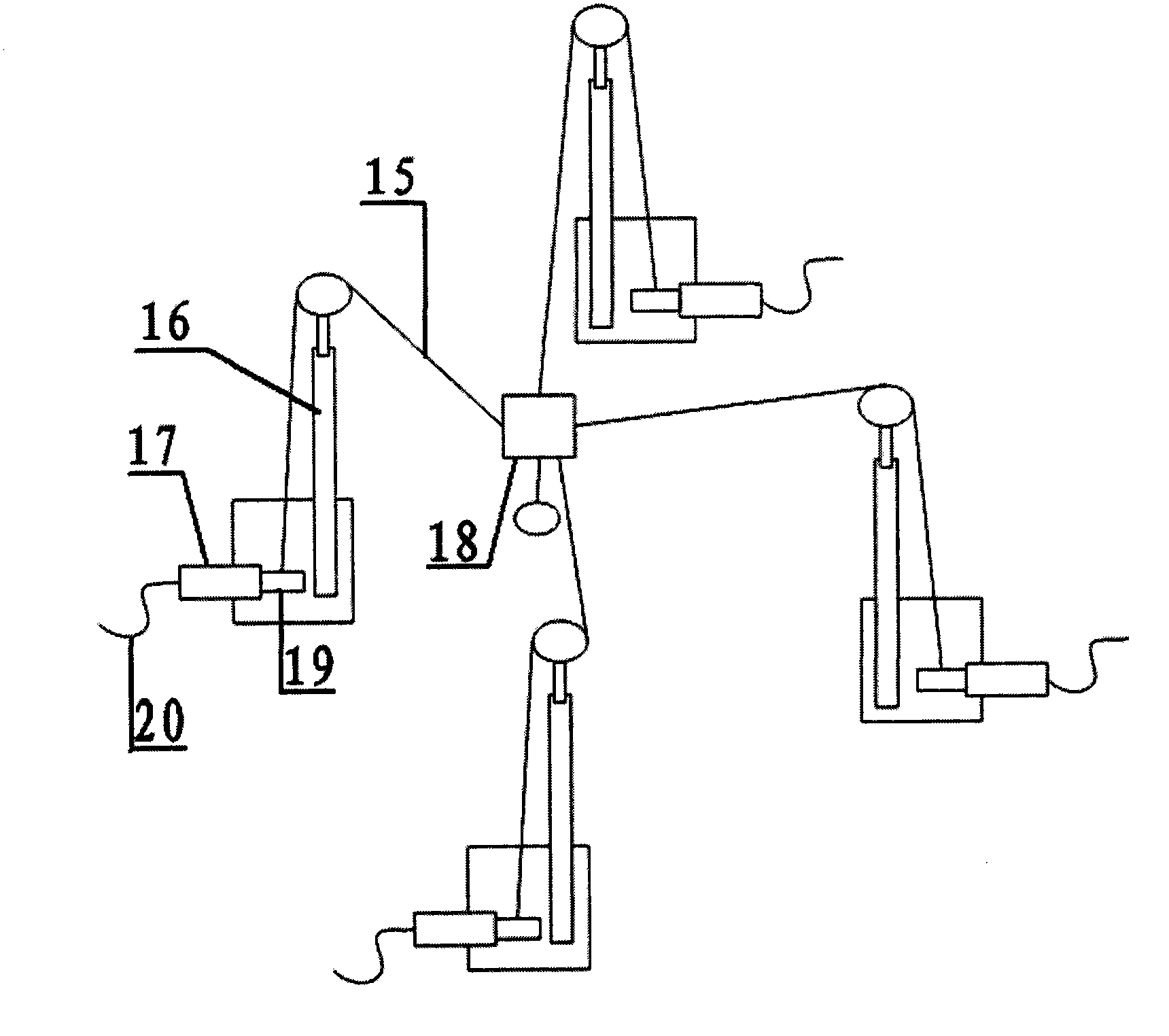 Movement speed control method for cable-driven camera robot