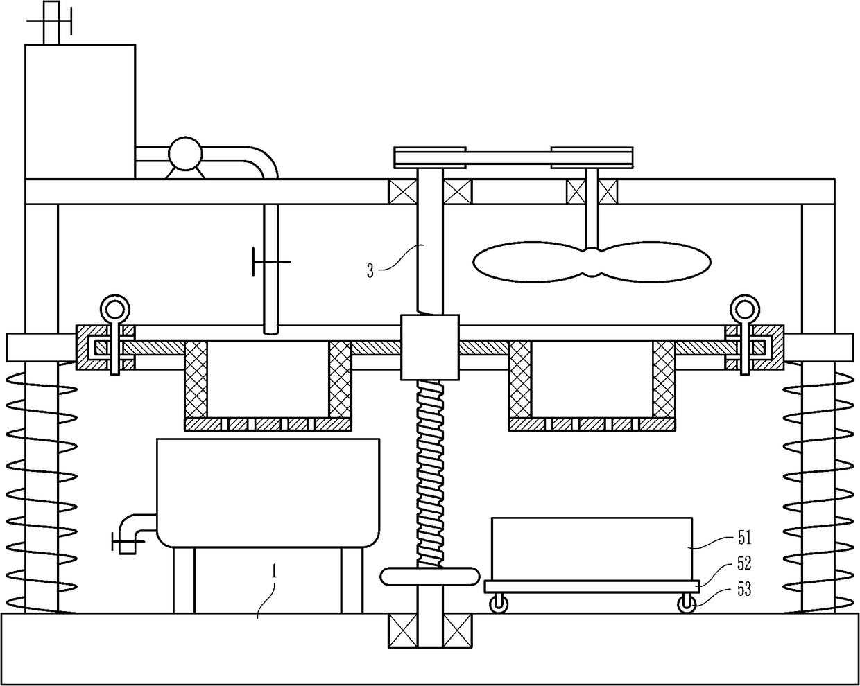 Immersion oil rust-protection device for mechanical parts