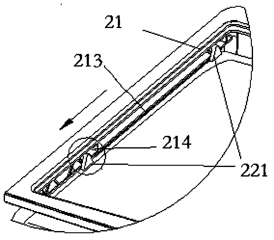 Refrigerator fruit and vegetable box and refrigerator comprising same