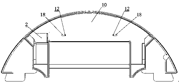 Water tank structure and cleaning robot