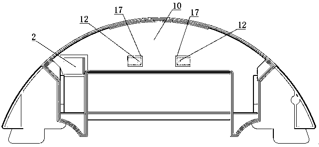 Water tank structure and cleaning robot