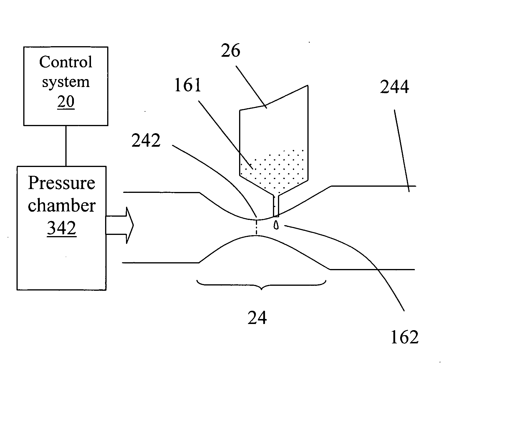 Gene injection instrument nozzle