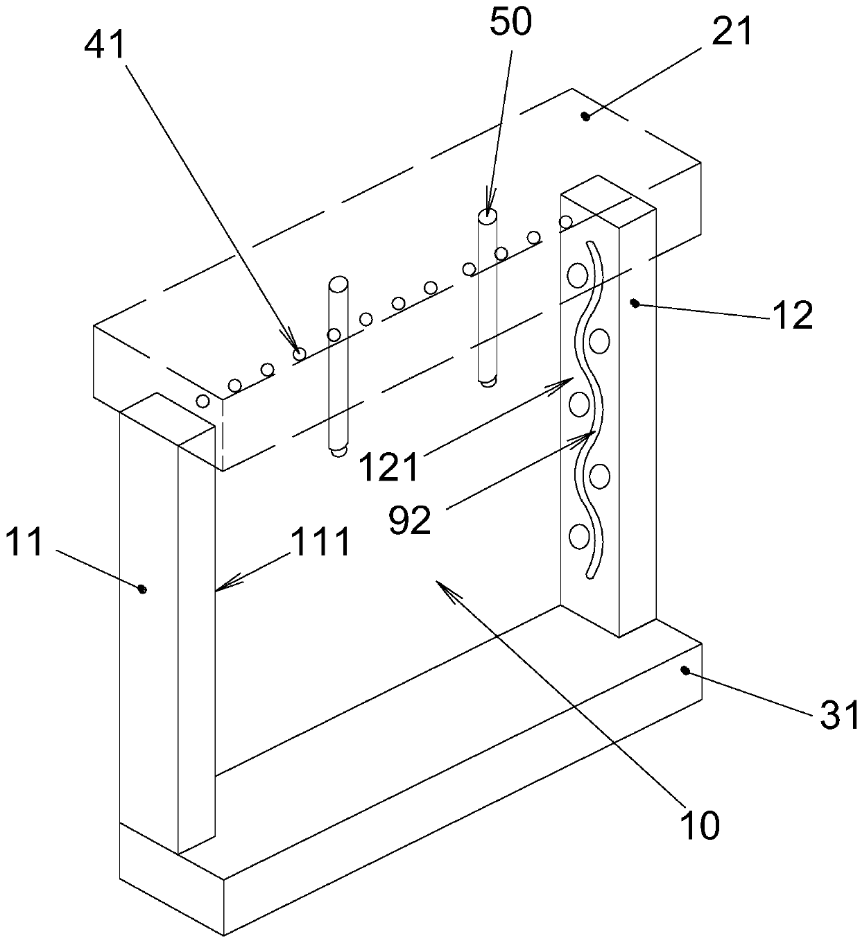 Clothes hanger with clothes folding function