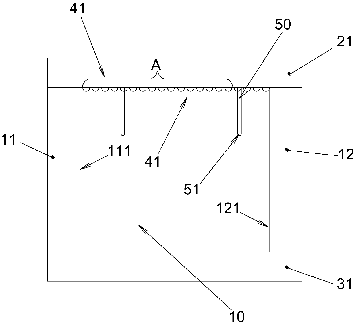 Clothes hanger with clothes folding function