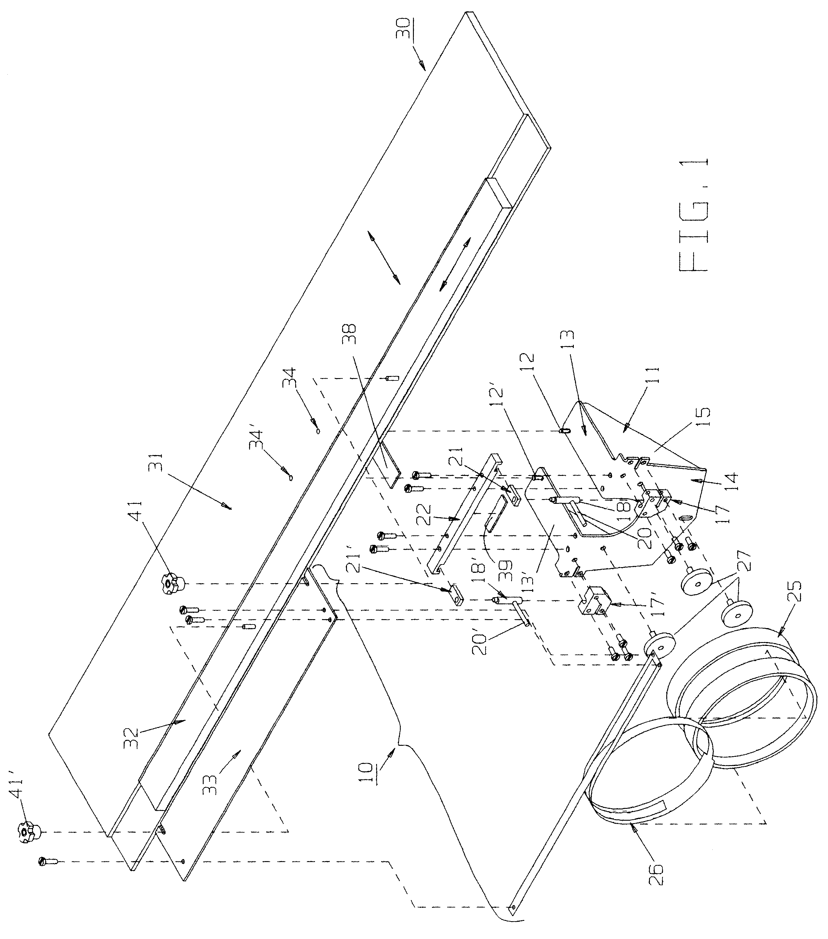 Cap frame drive assembly and method