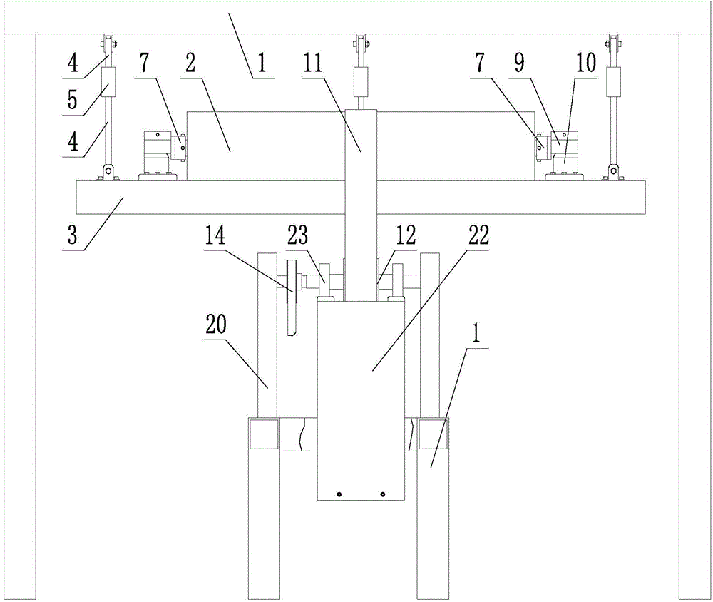 Carrier roller rotation resistance measuring device