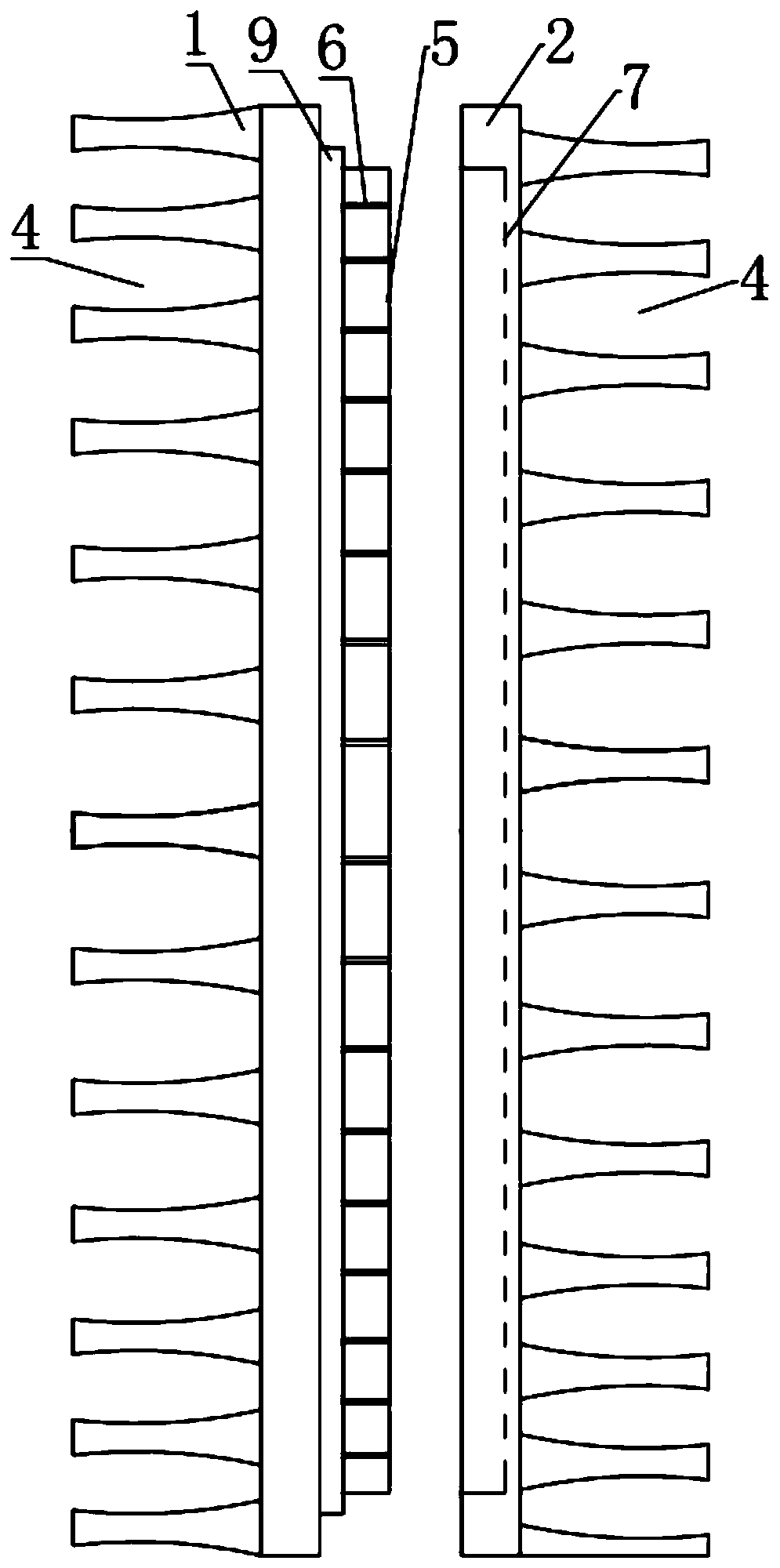 Preparation method of bearing retainer with cooling and wear-resistant structure for robot