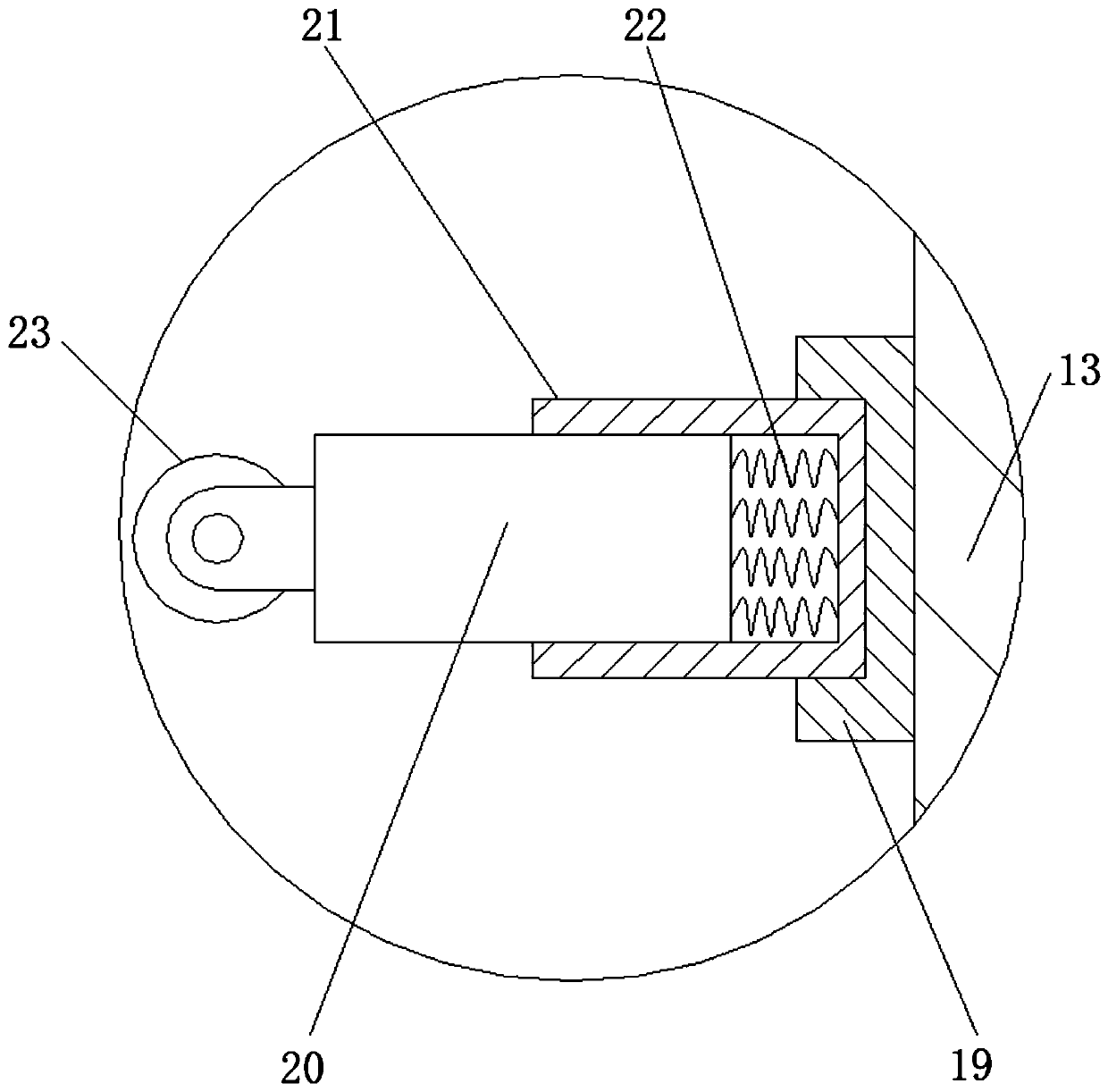 Dyeing device for textile