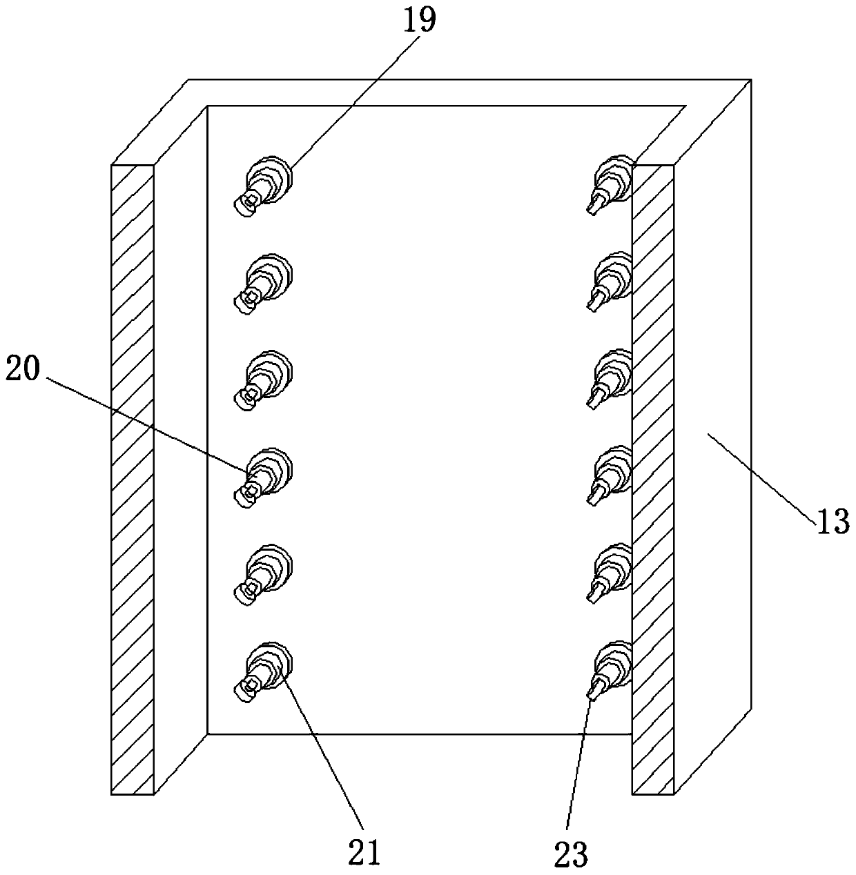 Dyeing device for textile