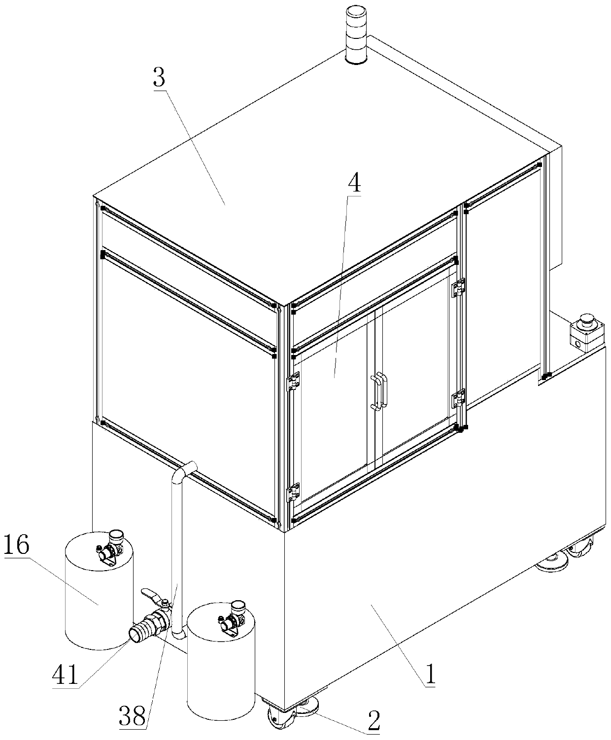 Metal spraying method and device