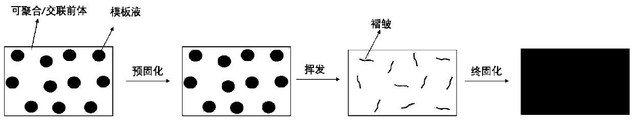 Reversible dynamic macroporous elastomer polymer material and preparation method and applications thereof