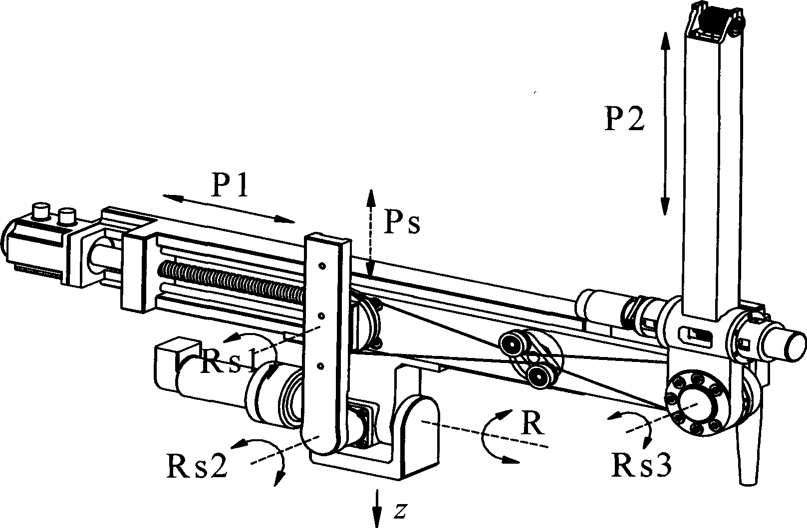 Robot active bracket for assisting minimally invasive surgical operation