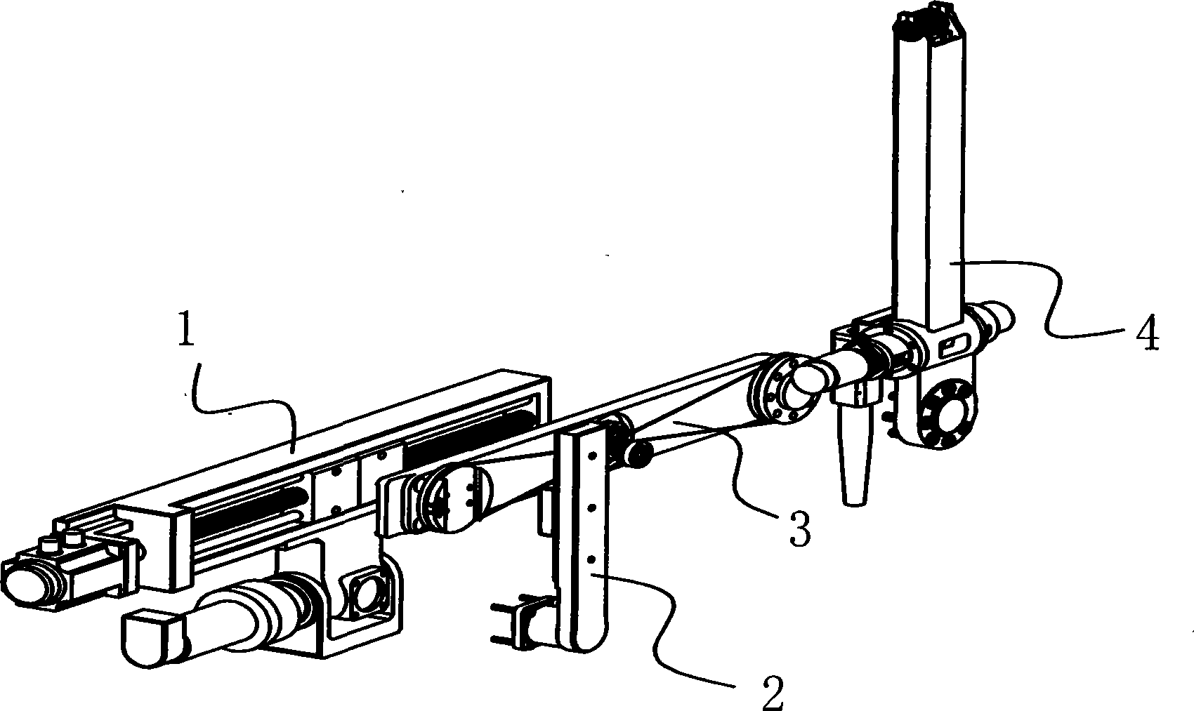 Robot active bracket for assisting minimally invasive surgical operation