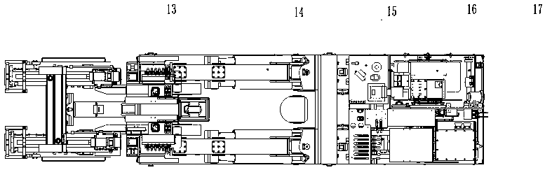 Electro-hydraulic anchor protection control double basket type two arm anchor cable anchor rod drill truck