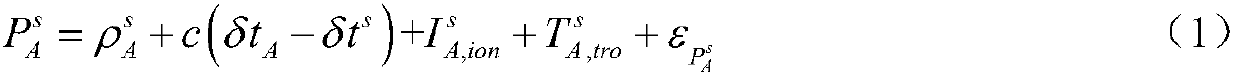 GNSS satellite selection method based on robust least square