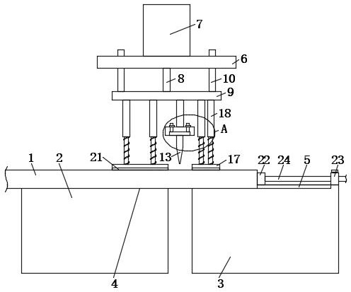 Pipe cutting device for MPP cable protection pipe