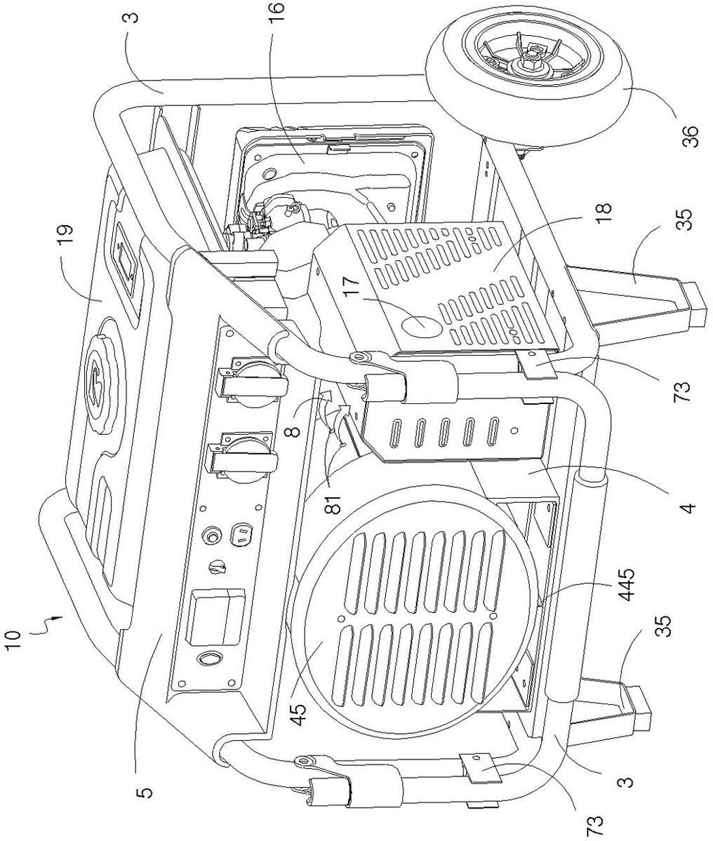 Engine-driven generator