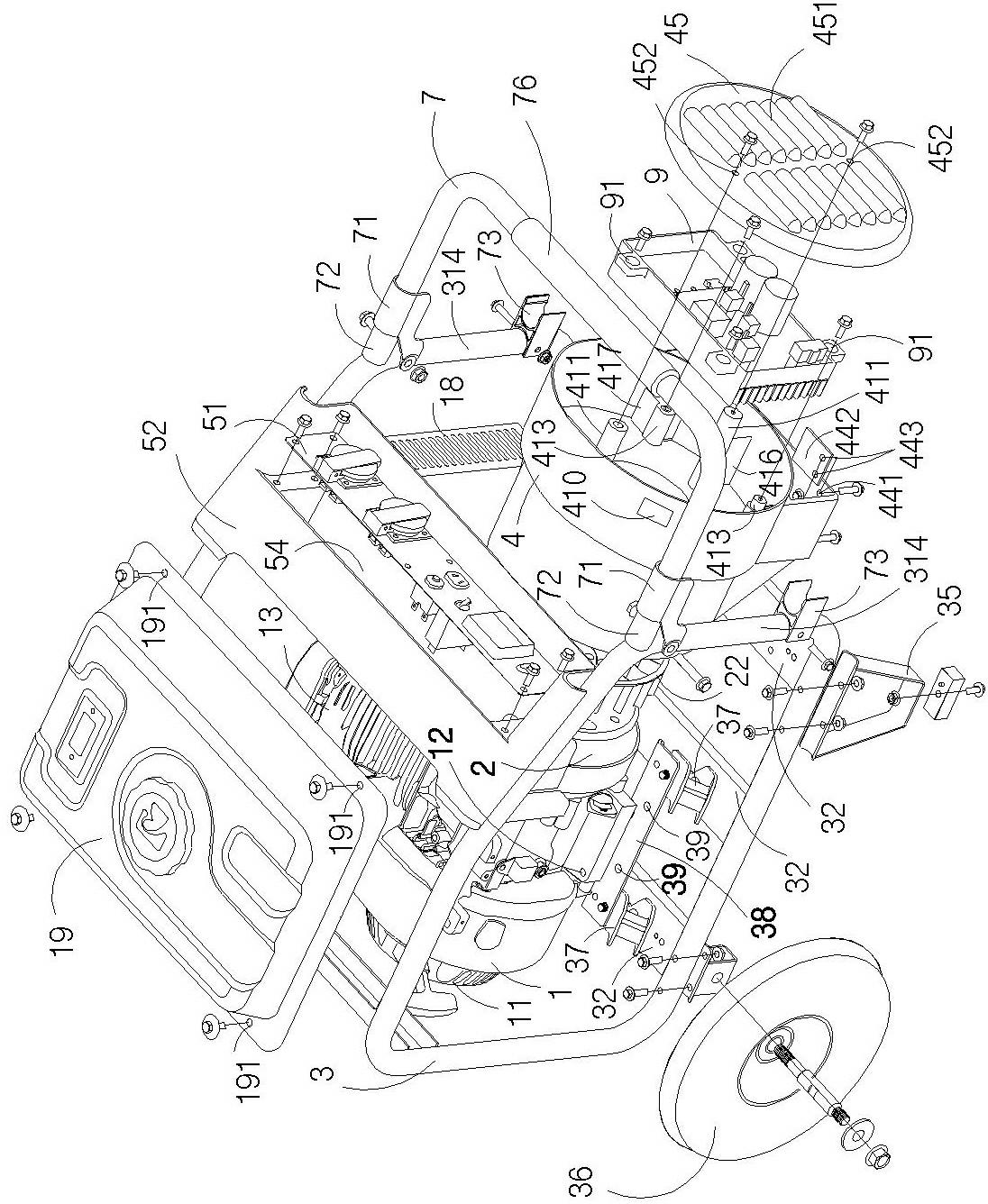 Engine-driven generator