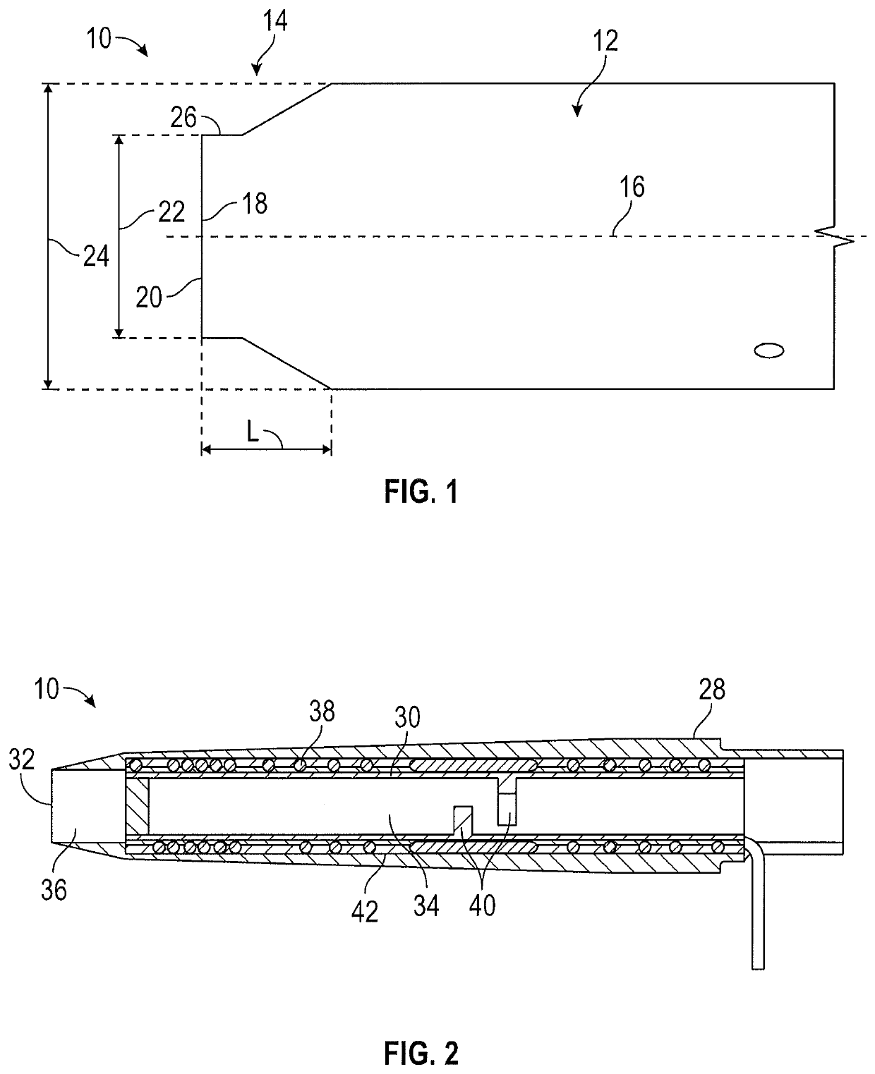 Pitot tube heater assembly