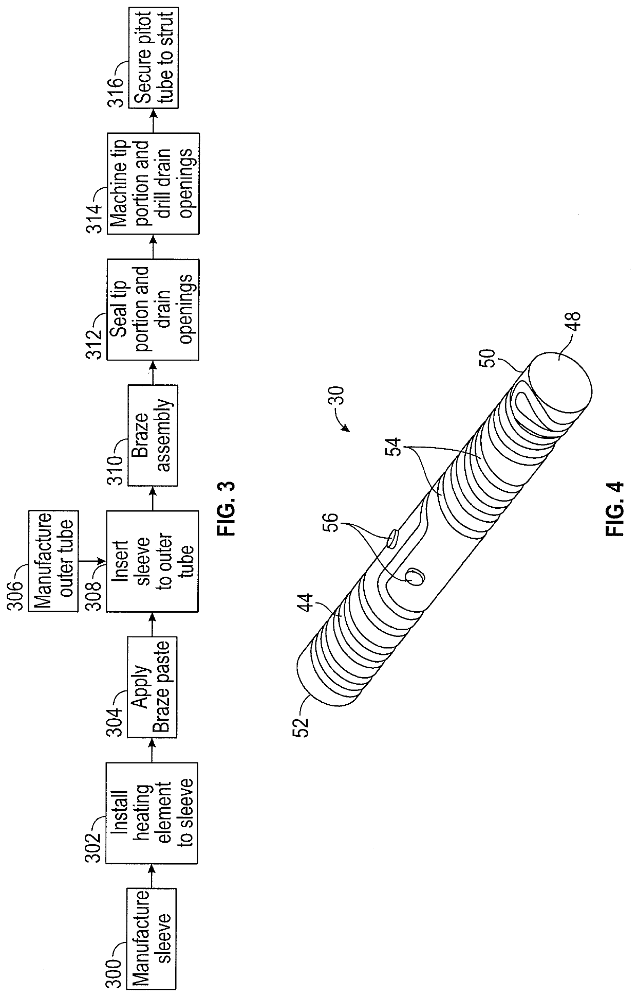 Pitot tube heater assembly