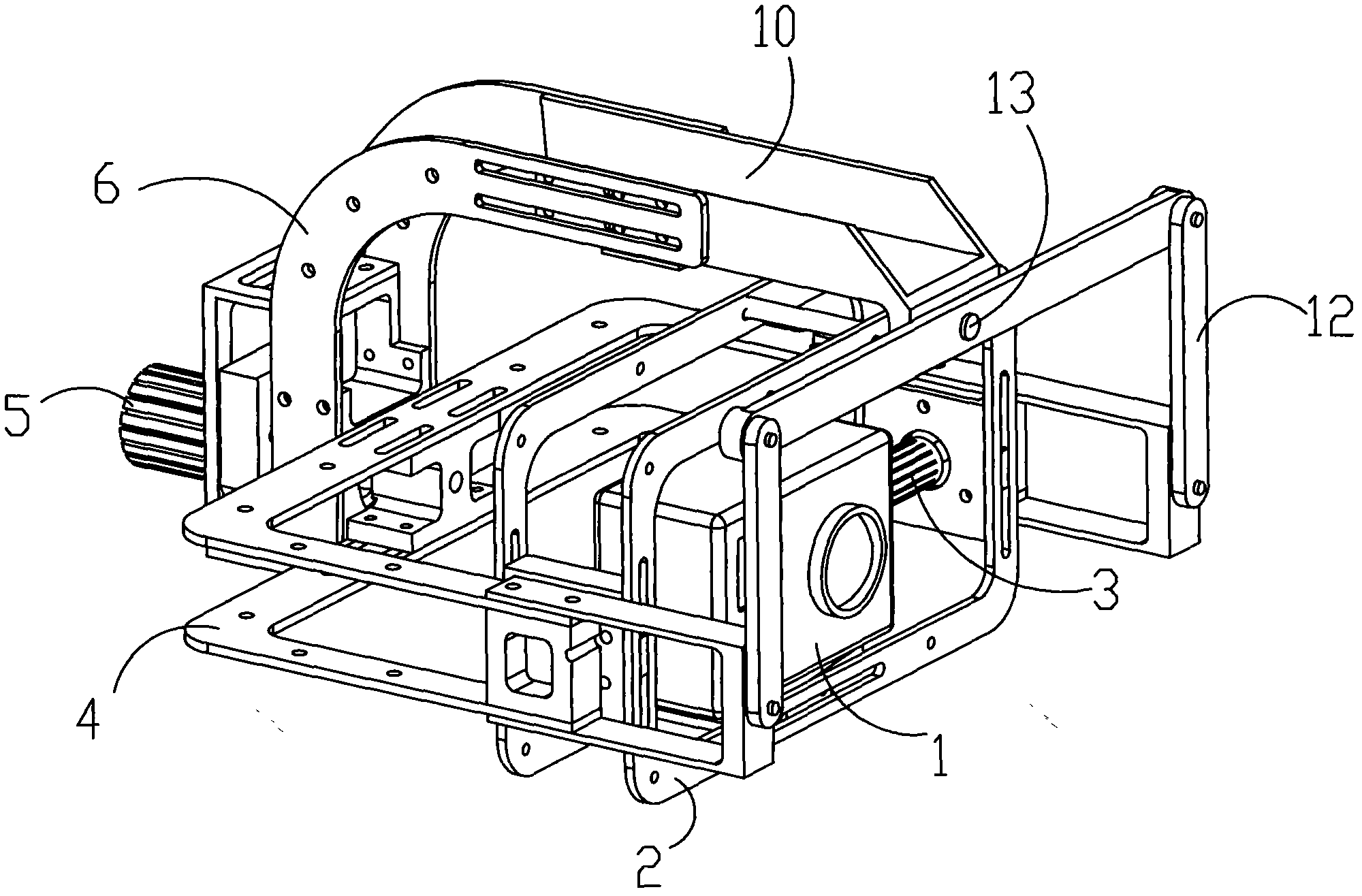 Gyro-type dynamic self-balancing pan-tilt