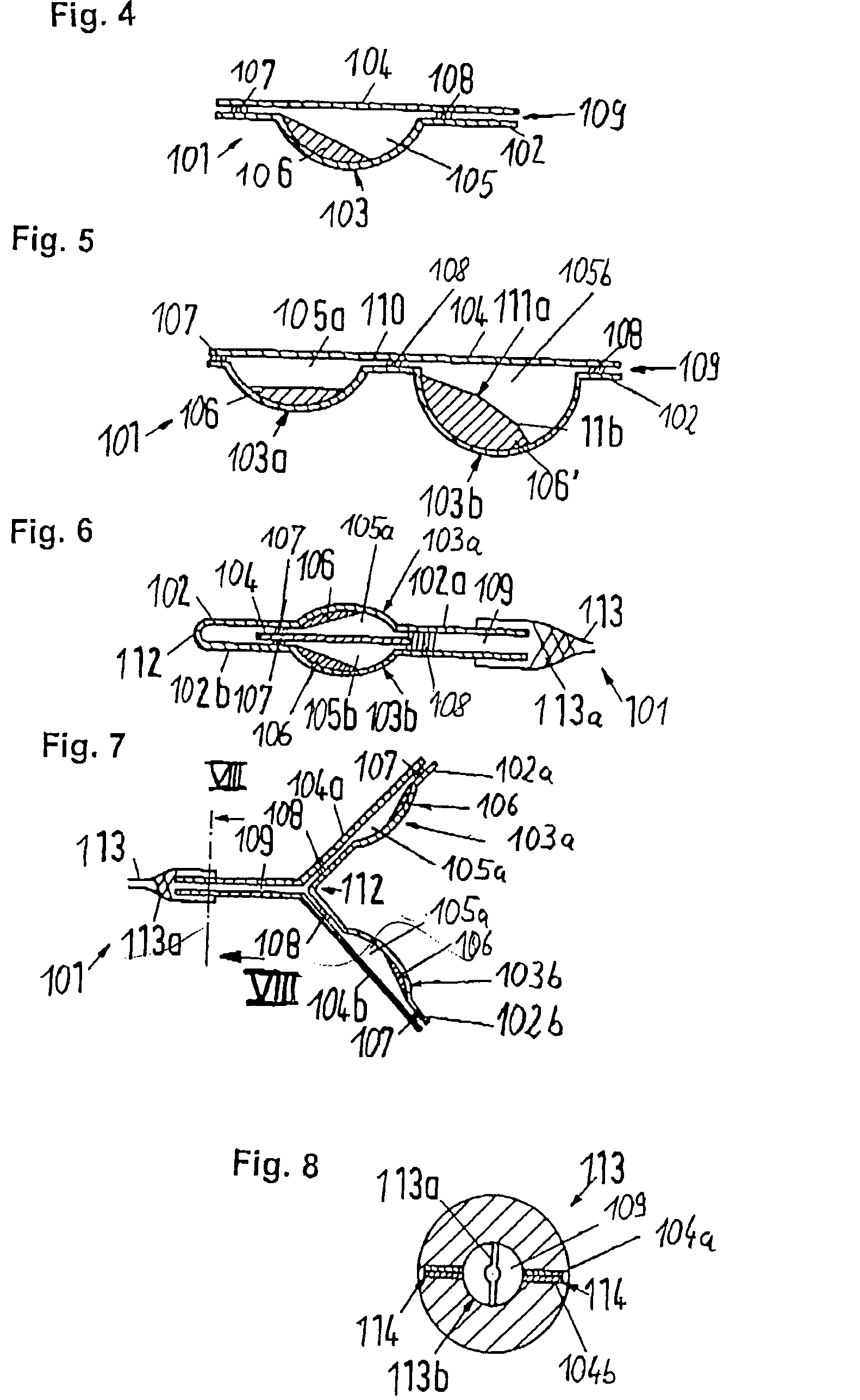 Device having sealed breakable chambers for storing and dispensing viscous substances