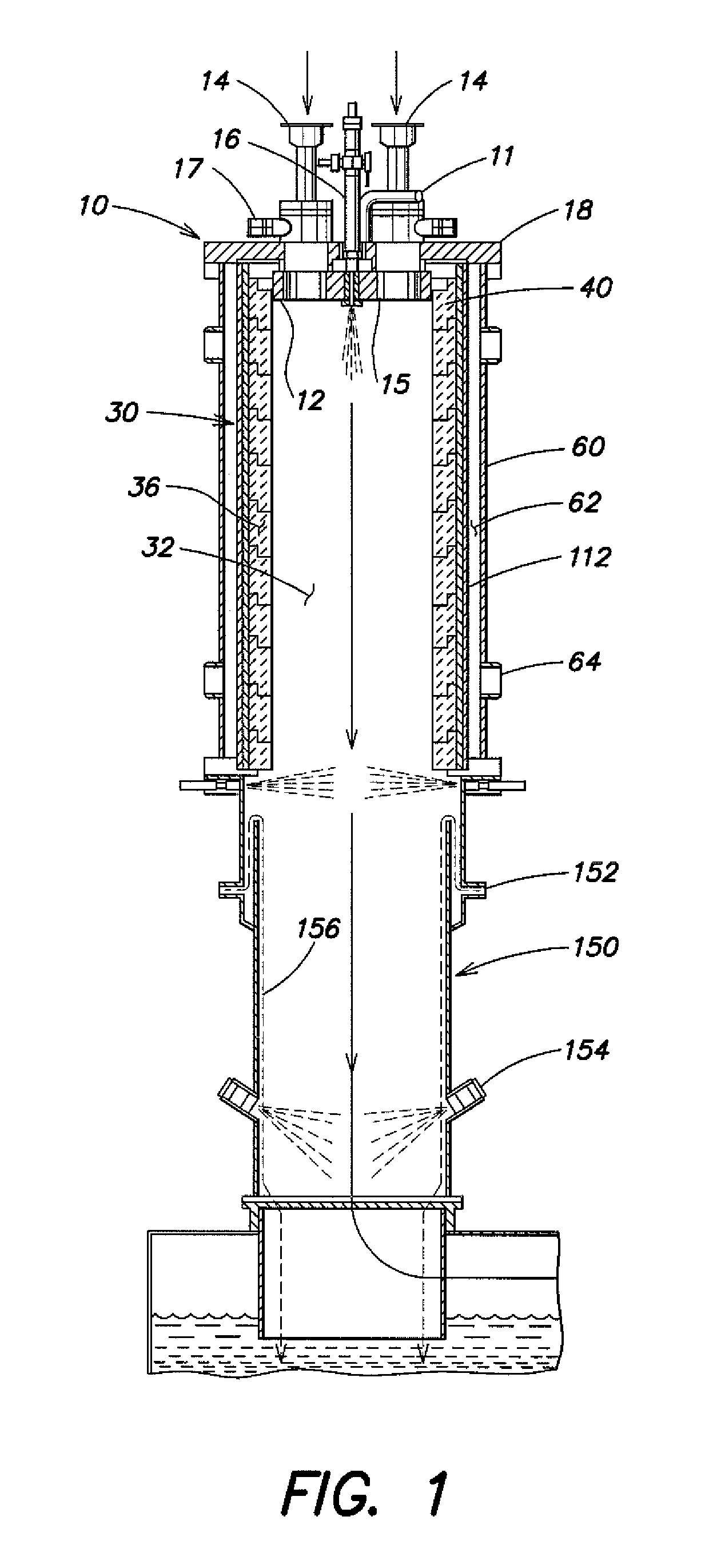 Methods and apparatus for sensing characteristics of the contents of a process abatement reactor