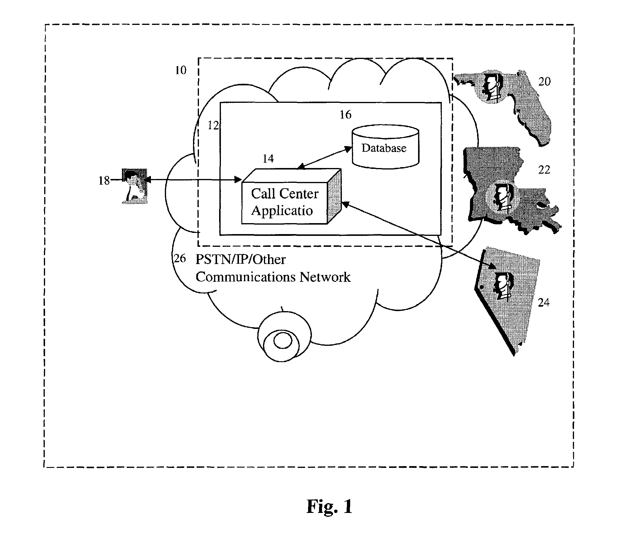 Method and computer readable medium for geographic agent routing