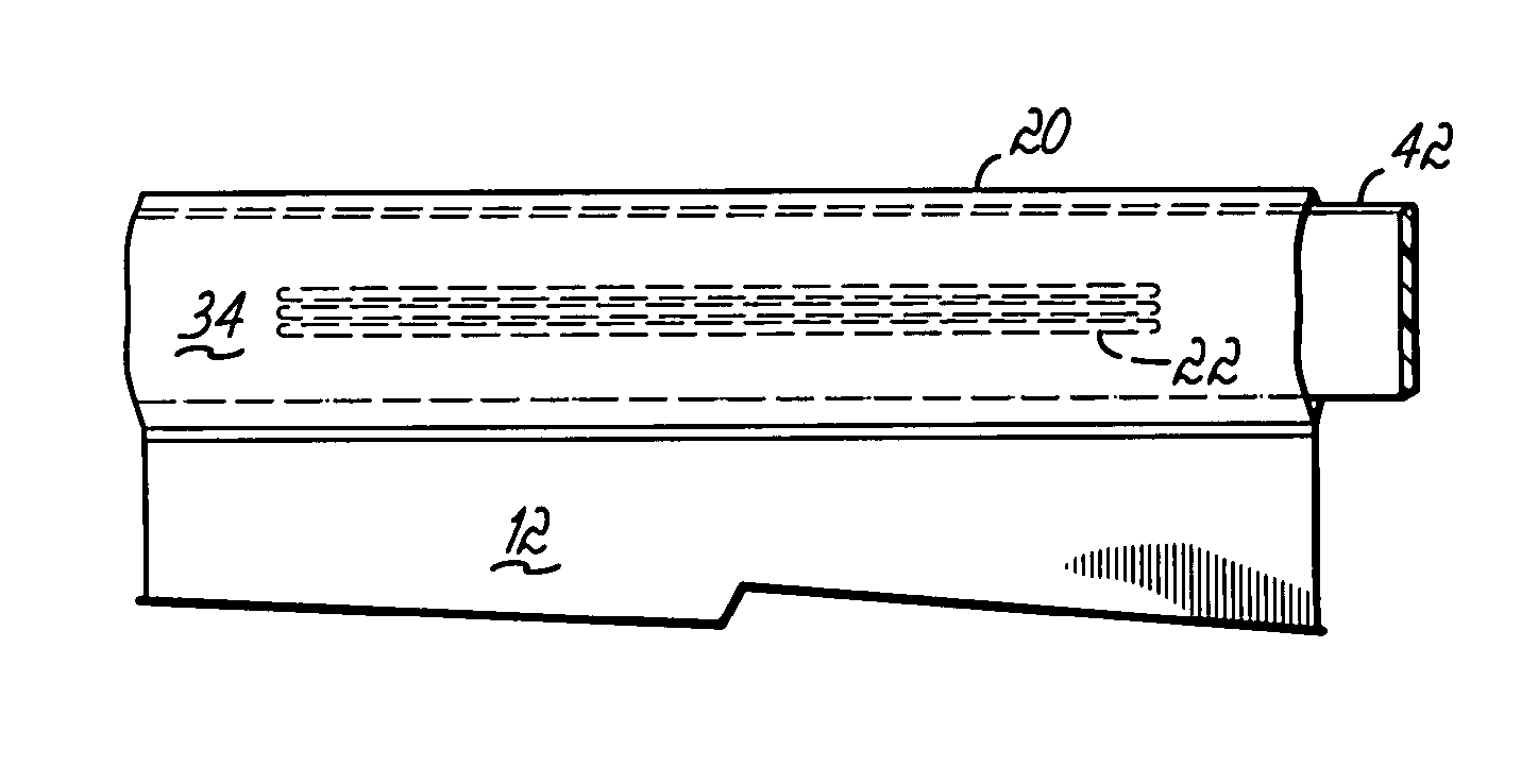 Elastic trash bag and method of making the same