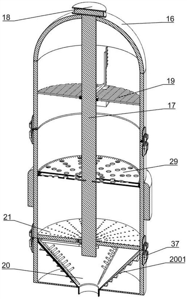 Epoxy resin filter with filter core convenient to replace