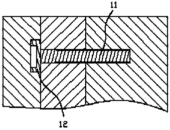 Detecting mechanism of internal locking screw