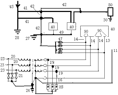 Weak-PD (potential difference) lightning protection method based on lightning arresting