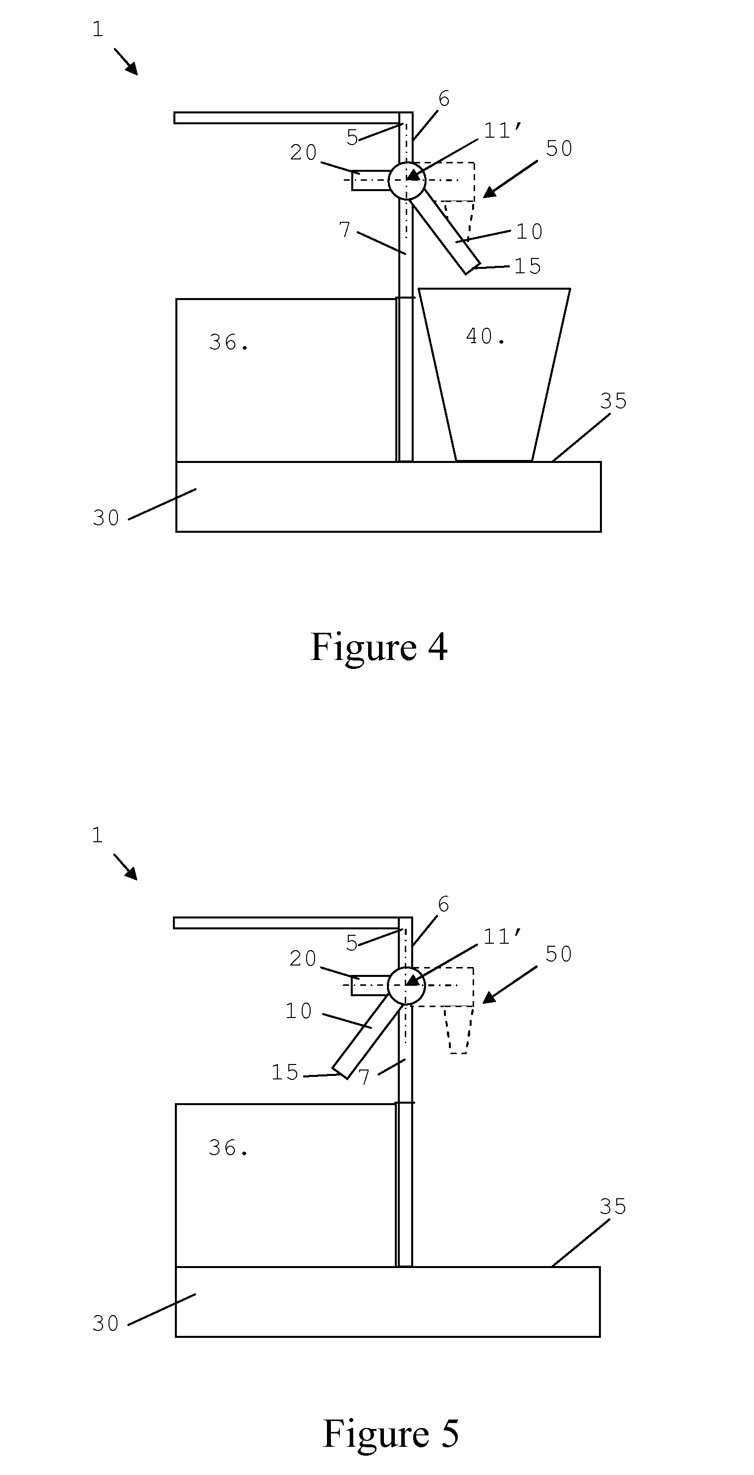 Beverage dispenser with safe cleaning arrangement