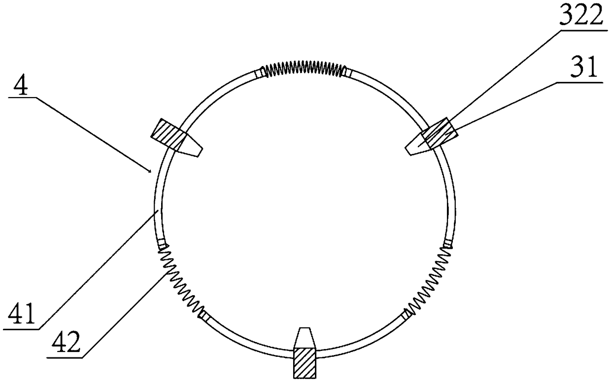 Pull-out ring network cabinet cable T-head remover