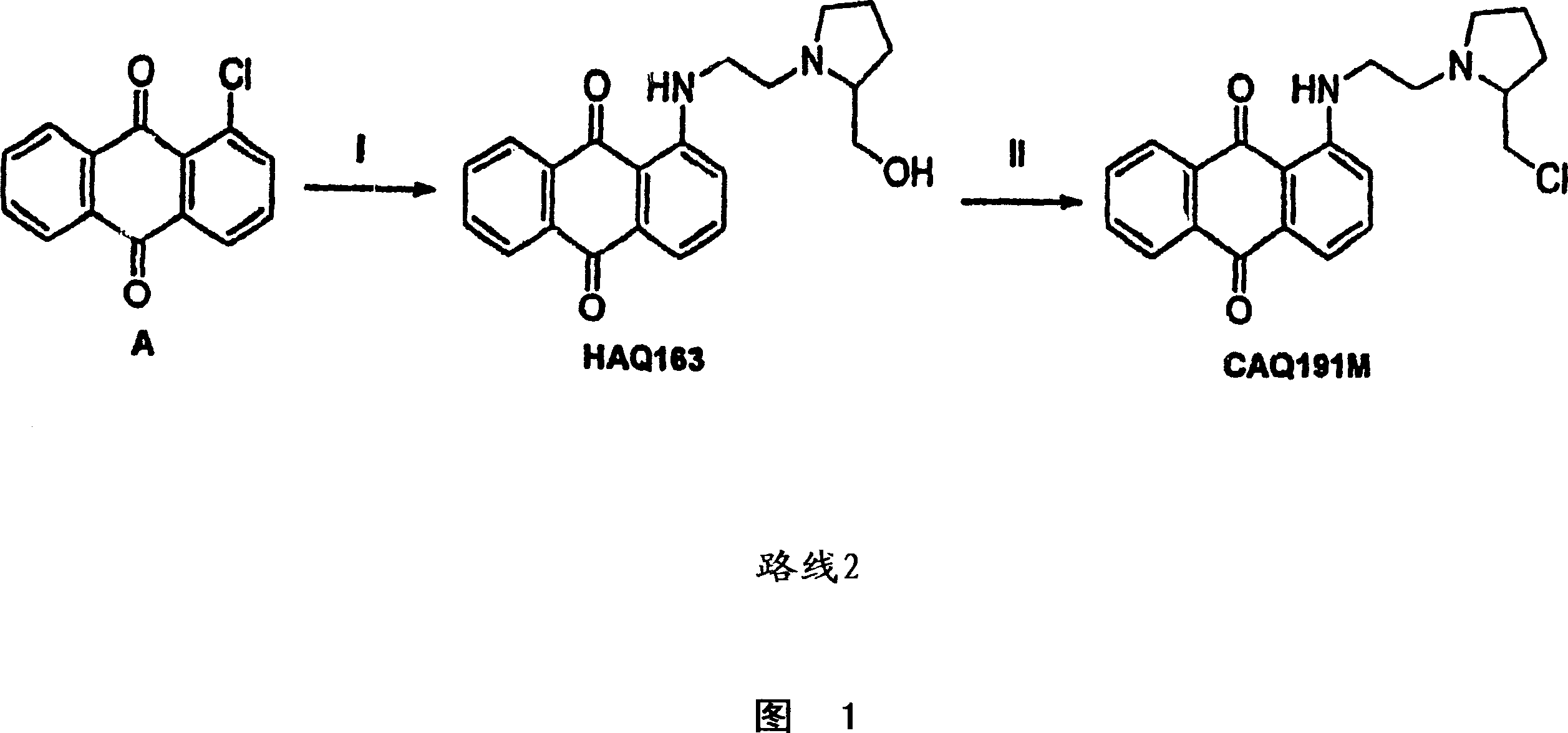 Anthraquinone compounds as anti cancer compounds