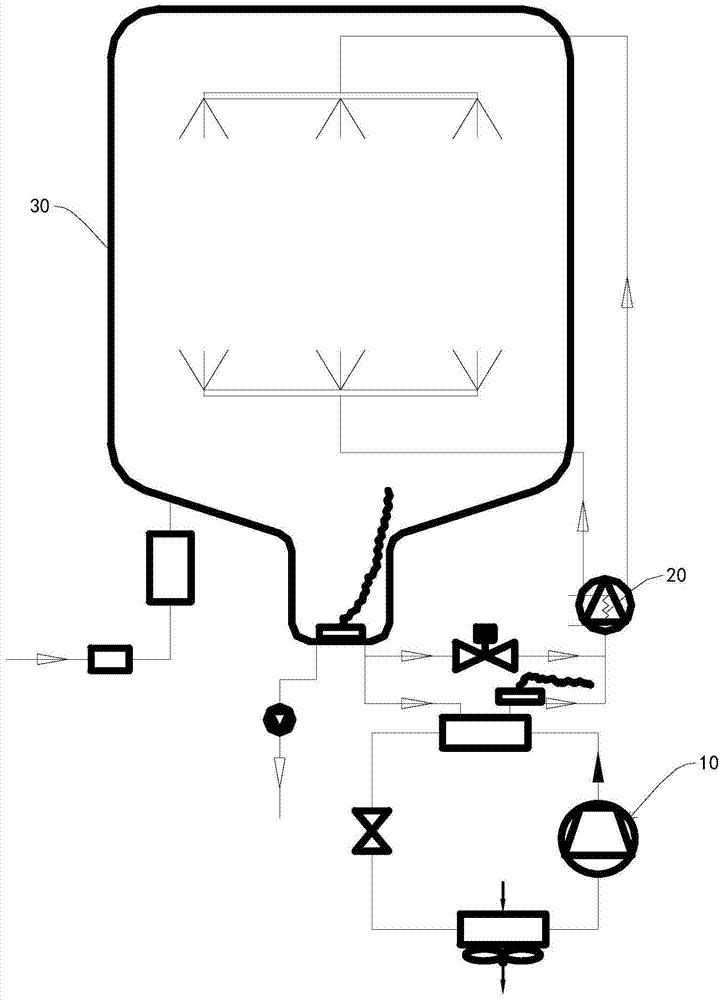 Heating control method of bowl-washing machine